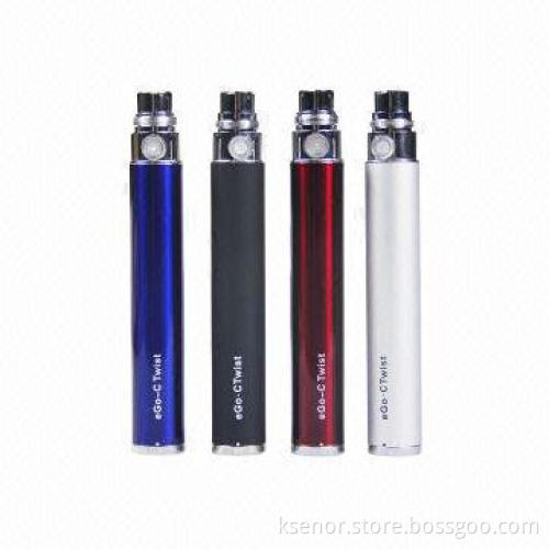 EGO-Twist Variable Voltage E-cigarettes with 650/900/1,100mAh Battery Capacity